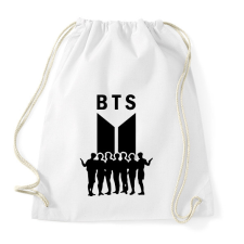 PRINTFASHION BTS 01 - Sportzsák, Tornazsák - Fehér tornazsák