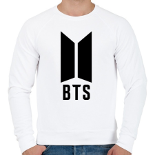 PRINTFASHION BTS black - Férfi pulóver - Fehér férfi pulóver, kardigán