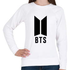 PRINTFASHION BTS black - Női pulóver - Fehér női pulóver, kardigán