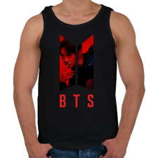 PRINTFASHION bts-jhope - Férfi atléta - Fekete atléta, trikó