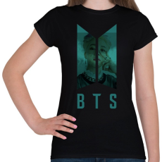 PRINTFASHION bts-jimin - Női póló - Fekete