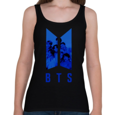 PRINTFASHION bts-kék - Női atléta - Fekete