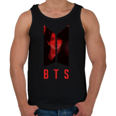 PRINTFASHION bts-Kim Seok Jin - Férfi atléta - Fekete