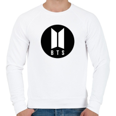 PRINTFASHION BTS kör - Férfi pulóver - Fehér