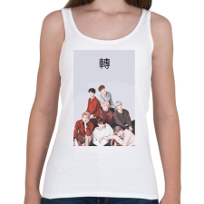 PRINTFASHION BTS Love Yourself Tear - Női atléta - Fehér női trikó