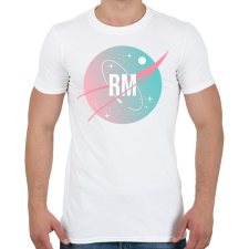 PRINTFASHION BTS NASA: RM - Férfi póló - Fehér férfi póló