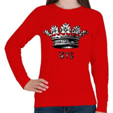 PRINTFASHION BTS - Női pulóver - Piros