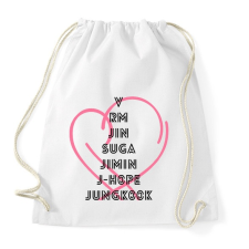 PRINTFASHION BTS PERSONA - Sportzsák, Tornazsák - Fehér tornazsák