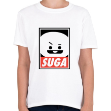 PRINTFASHION BTS Suga - Gyerek póló - Fehér gyerek póló