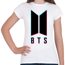 PRINTFASHION BTS TikTok - Női póló - Fehér női póló