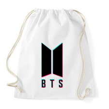 PRINTFASHION BTS TikTok - Sportzsák, Tornazsák - Fehér tornazsák