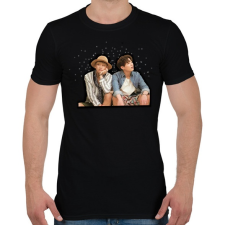 PRINTFASHION BTS // Vkook - Férfi póló - Fekete férfi póló