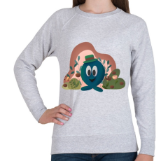 PRINTFASHION Buborékfej - Női pulóver - Sport szürke