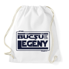 PRINTFASHION bucsu-of-the-legeny-blue - Sportzsák, Tornazsák - Fehér tornazsák