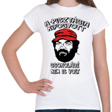 PRINTFASHION Bud Spencer 01 - Női póló - Fehér női póló