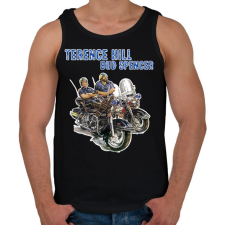 PRINTFASHION Bud Spencer és Terence Hill - Férfi atléta - Fekete atléta, trikó