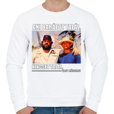 PRINTFASHION Bud Spencer és Terence Hill - Férfi pulóver - Fehér férfi pulóver, kardigán