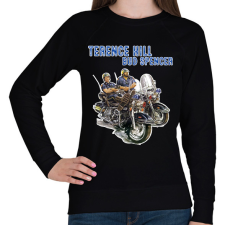 PRINTFASHION Bud Spencer és Terence Hill - Női pulóver - Fekete női pulóver, kardigán