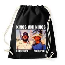 PRINTFASHION Bud Spencer és Terence Hill - Sportzsák, Tornazsák - Fekete tornazsák