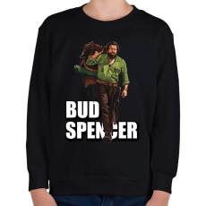 PRINTFASHION Bud Spencer  - Gyerek pulóver - Fekete