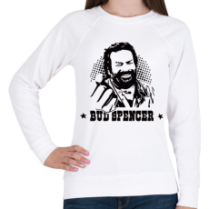 PRINTFASHION Bud Spencer öklös póló - Női pulóver - Fehér