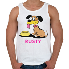 PRINTFASHION Bud Spencer Rusty - Férfi atléta - Fehér