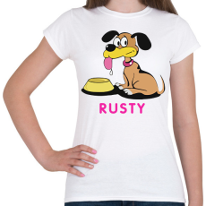 PRINTFASHION Bud Spencer Rusty - Női póló - Fehér