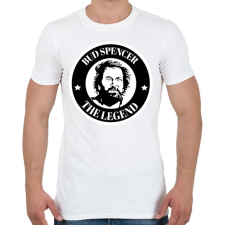 PRINTFASHION Bud spencer the legend - Férfi póló - Fehér férfi póló