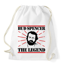 PRINTFASHION Bud Spencer - The legend - Sportzsák, Tornazsák - Fehér tornazsák