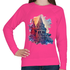 PRINTFASHION budapest01 - Női pulóver - Fukszia női pulóver, kardigán