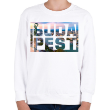 PRINTFASHION Budapest 4 - Gyerek pulóver - Fehér gyerek pulóver, kardigán