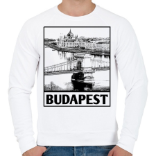 PRINTFASHION Budapest  - Férfi pulóver - Fehér férfi pulóver, kardigán