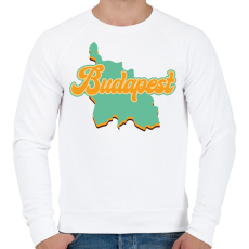 PRINTFASHION Budapest - Férfi pulóver - Fehér