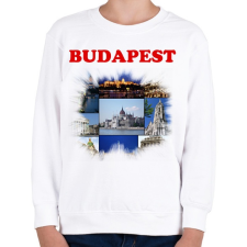 PRINTFASHION Budapest - Gyerek pulóver - Fehér gyerek pulóver, kardigán