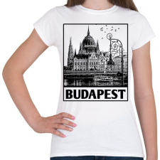 PRINTFASHION Budapest  - Női póló - Fehér női póló