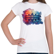 PRINTFASHION budapest parlament01 - Női póló - Fehér