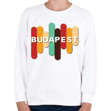 PRINTFASHION Budapest - Színes - Gyerek pulóver - Fehér