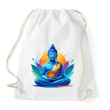 PRINTFASHION Buddha  - Sportzsák, Tornazsák - Fehér tornazsák