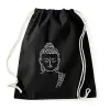 PRINTFASHION buddha - Sportzsák, Tornazsák - Fekete