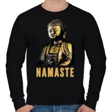 PRINTFASHION BUDHA2 - Férfi pulóver - Fekete férfi pulóver, kardigán