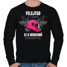 PRINTFASHION Bukósisakot visel - Férfi pulóver - Fekete férfi pulóver, kardigán