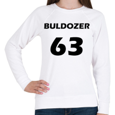 PRINTFASHION BULDOZER 63 Fekete - Női pulóver - Fehér női pulóver, kardigán