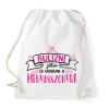 PRINTFASHION Bulizni jöttem - Csapat (black) - Sportzsák, Tornazsák - Fehér