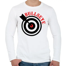 PRINTFASHION Bull - Férfi hosszú ujjú póló - Fehér