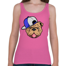 PRINTFASHION Bulldog sapiban - Női atléta - Rózsaszín