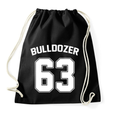 PRINTFASHION Bulldozer 63 - Sportzsák, Tornazsák - Fekete tornazsák