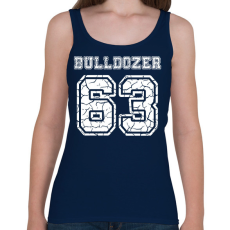 PRINTFASHION Bulldozer - Női atléta - Sötétkék