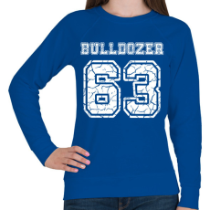 PRINTFASHION Bulldozer - Női pulóver - Királykék