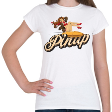 PRINTFASHION Bullet ride - Női póló - Fehér női póló