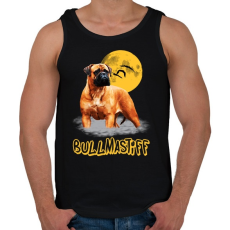 PRINTFASHION bullmastiff - Férfi atléta - Fekete
